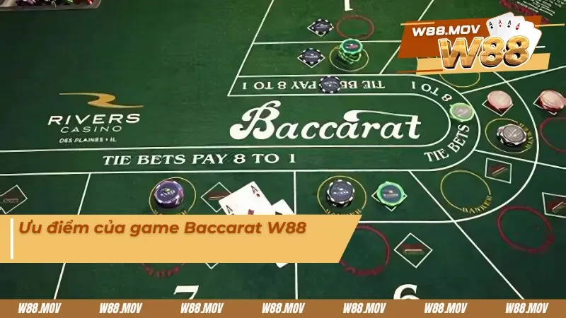 Ưu điểm của game bài Baccarat